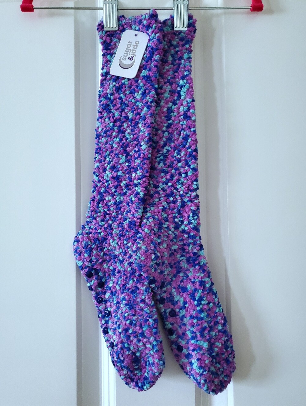 NWT Sugar & Jade Girl's & Women's Knee-High Boot Socks with Non-slip Sole